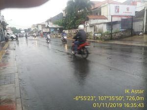 Banjir di Pagarsih Bandung Surut, Lalu Lintas Kembali Dibuka