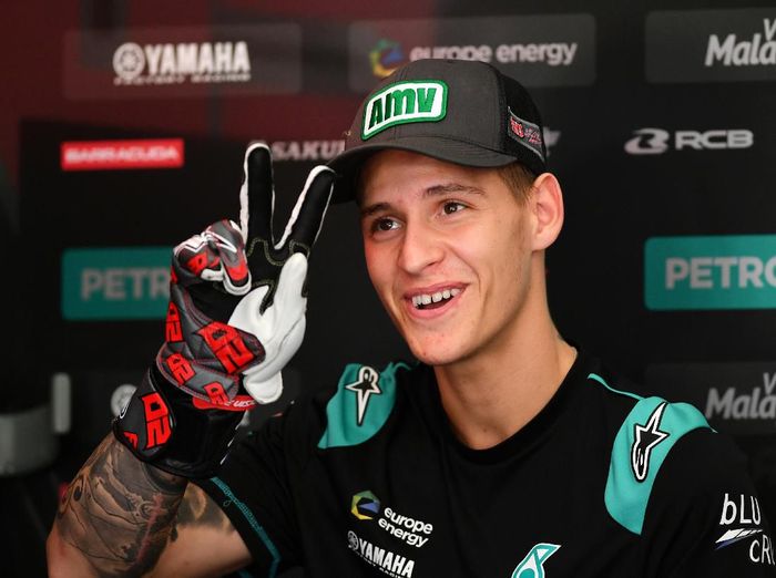 Pebalap Petronas Yamaha SRT, Fabio Quartararo, dinilai diuntungkan dengan kedatangan Alex Marquez di MotoGP 2020. (Foto: Thananuwat Srirasant/Getty Images for Petronas) Pebalap Petronas Yamaha SRT, Fabio Quartararo, dinilai diuntungkan dengan kedatangan Alex Marquez di MotoGP 2020. (Foto: Thananuwat Srirasant/Getty Images for Petronas)