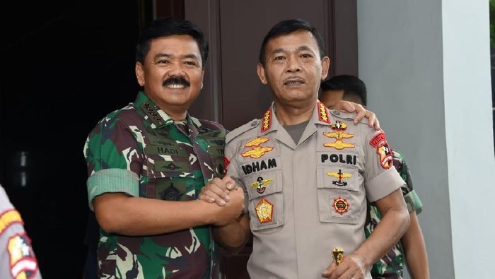 Usai Dilantik Jokowi Kapolri Jenderal Idham Azis Temui Panglima Tni