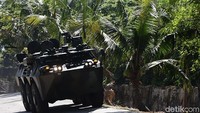 Panser Anoa. Sistem meriam panser ini menggunakan CSE-90/MK-III buatan CMI Defense, Belgia. CSE-90 berkaliber 90 mm ini juga dilengkapi senapan mesin coaxial 7,62 mm. (detikcom).