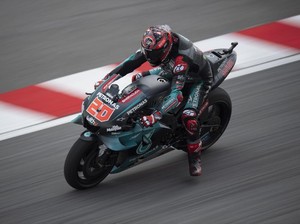 Quartararo Rebut Pole MotoGP Malaysia, Marquez Crash