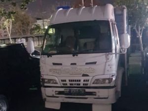 Truk Muat Kayu yang Dibajak di Surabaya Ditemukan Sekitar Suramadu