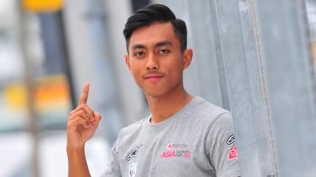 Afridza Munandar salah satu pebalap berbakat di Asia Talent Cup.