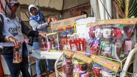Festival Djadoel digelar di Lapangan Bola Bulak Rantai, Condet, Kramat Jati, Jakarta Timur, Sabtu (2/11/2019).