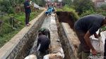 Penampakkan Tanggul Irigasi yang Jebol dan Tewaskan 1 Orang