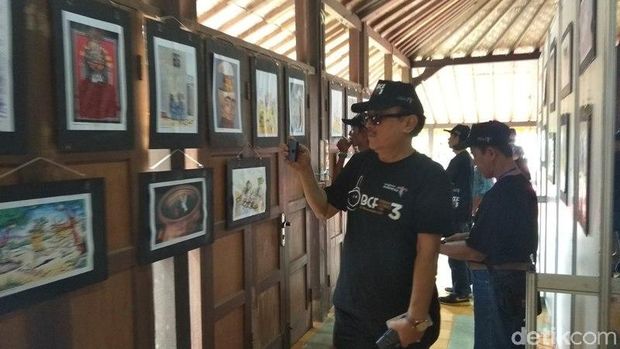 57 Negara Ikut Pameran Kartun Internasional di Borobudur