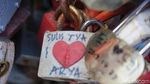 Foto: Gembok Cinta (Karatan) di Korea Selatan