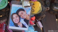Bahkan, ada juga yang memakai foto dan digembok seperti ini (Afif Farhan/detikcom)
