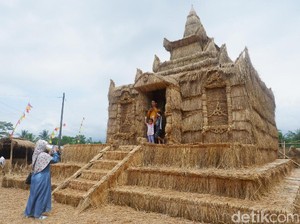 Petani Manfaatkan Hasil Panen, Jerami Jadi Karya Seni