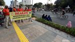 Potret CFD di Bundaran HI Bersih dari PKL
