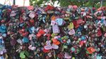 Foto: Gembok Cinta (Karatan) di Korea Selatan