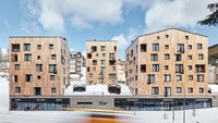 Para arsitek menciptakan Apart-hotel Svaty Vavrinec itu dengan bahan-bahan alami. BoysPlayNice/Inhabitat.