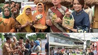 Saat pembukaan Festival Keanekaragaman Makanan 2018 lalu, Iwan berfoto bersama ibu-ibu yang menjual aneka ragam makanan tradisional.Foto: Instagram @mochammadiriawan84
