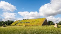 Rumah dengan atap hijau ini ada di daerah terpencil Polandia. Inhabitat/Paweł Ulatowski.