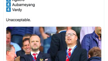 Dibandingkan individu pun, MU kalah dalam hitungan gol away. Foto: Twitter