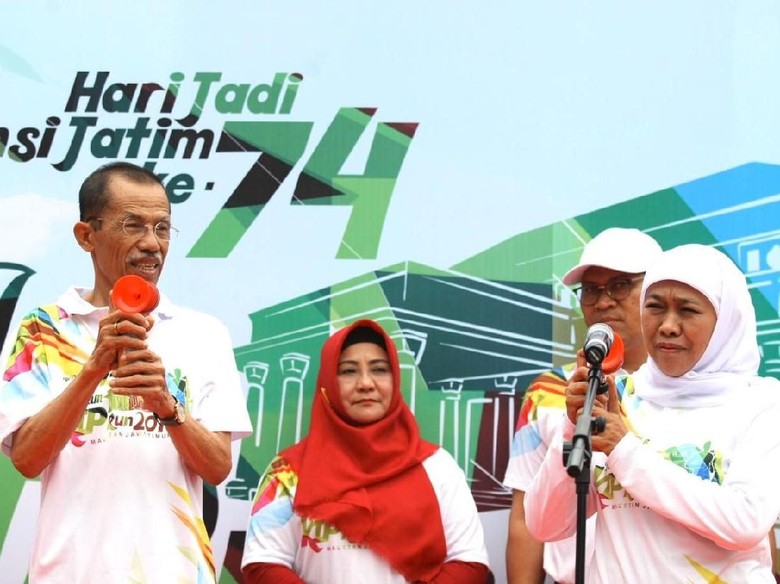 Di KIP Run 2019, Gubernur Khofifah Ajak Warga Jatim Senang Gerak Di KIP Run 2019, Gubernur Khofifah Ajak Warga Jatim Senang Gerak