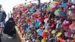 Foto: Gembok Cinta (Karatan) di Korea Selatan
