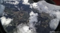Penampakan Pulau Nunukan dari udara.