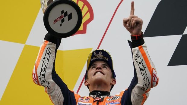 Marc Marquez menjadi juara dunia MotoGP 2019 saat musim menyisakan empat balapan.