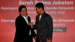 Okto Suapi Erick Thohir di Sertijab Ketum KOI