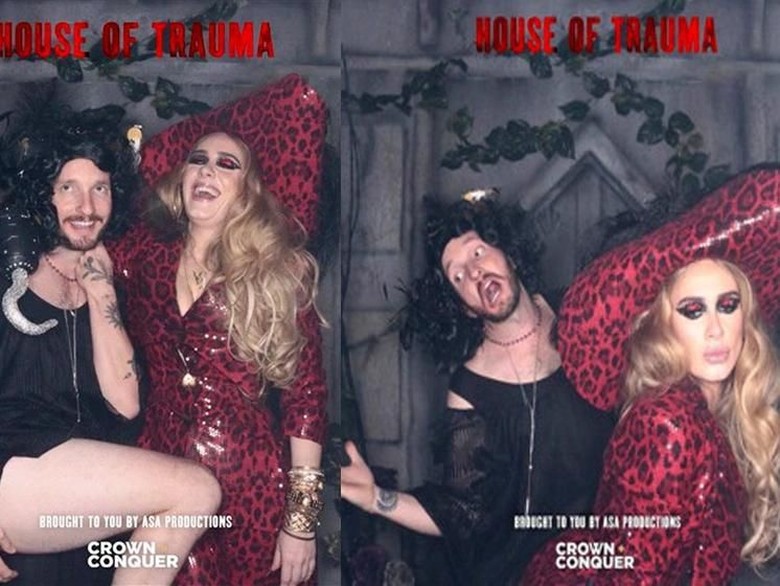 Penampilan seksi Adele di Halloween. Foto: Dok. Instagram Penampilan seksi Adele di Halloween. Foto: Dok. Instagram