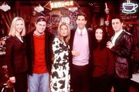 Para bintang Friends di Central Perk.
