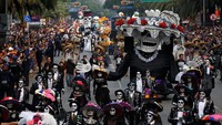 Dia de los Muertos atau Days of the dead adalah salah satu perayaan populer di Meksiko. (Foto: Reuters)