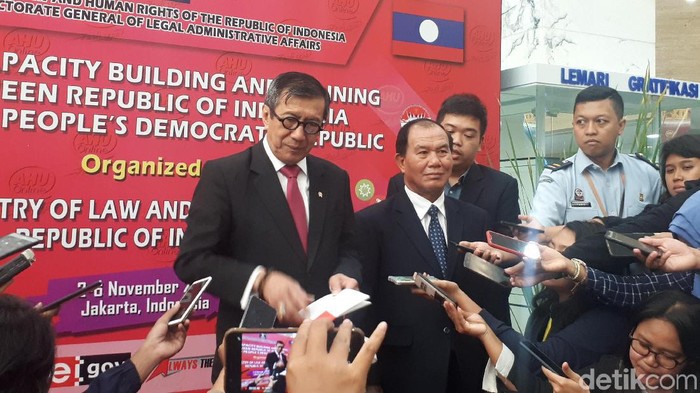 Kemenkum HAM RI-Laos Perkuat Kerja Sama Penegakan Hukum