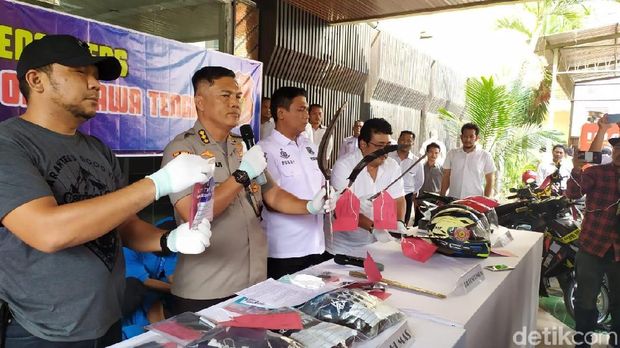 Terlibat Pengeroyokan di Sukoharjo, 11 Orang Dibekuk Polda Jateng