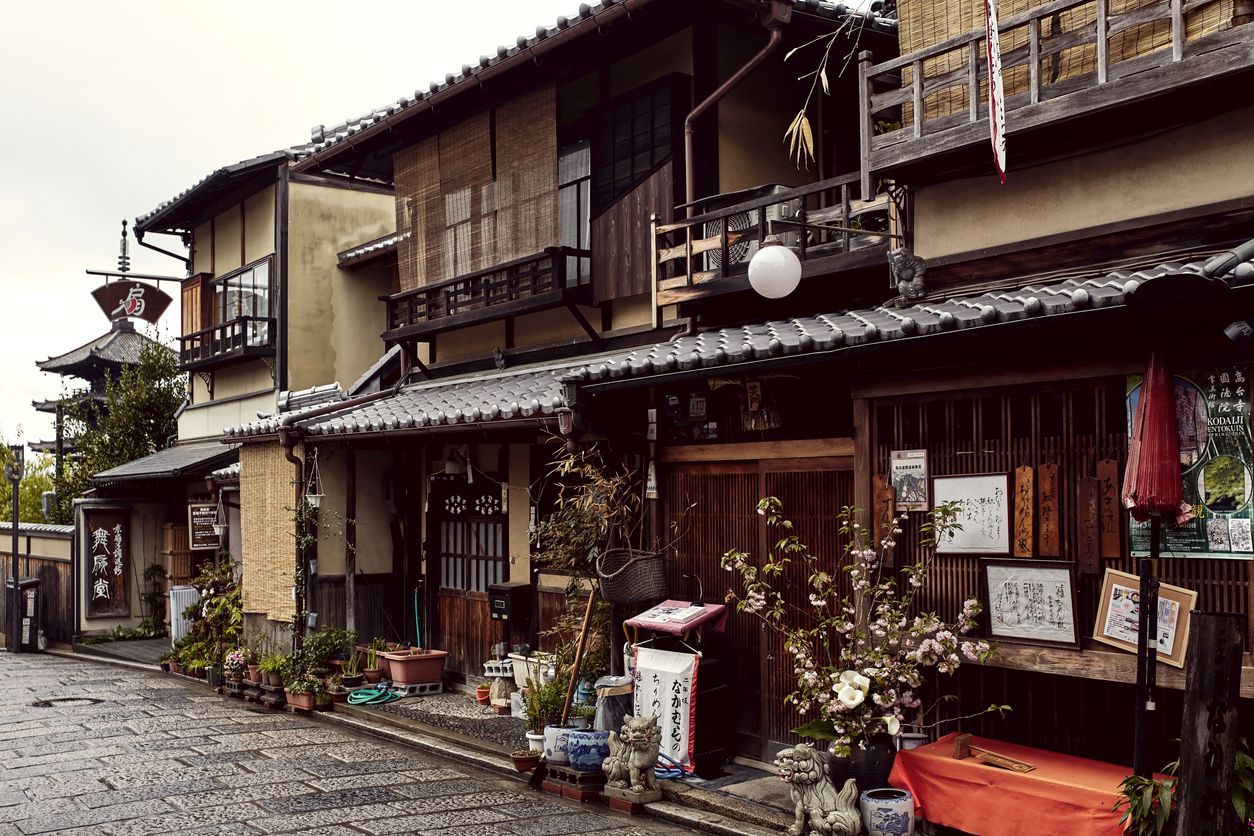 Ilustrasi rumah di Jepang