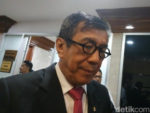 Menkum HAM Bahas Prolegnas Bersama Baleg DPR, Ada soal Omnibus Law