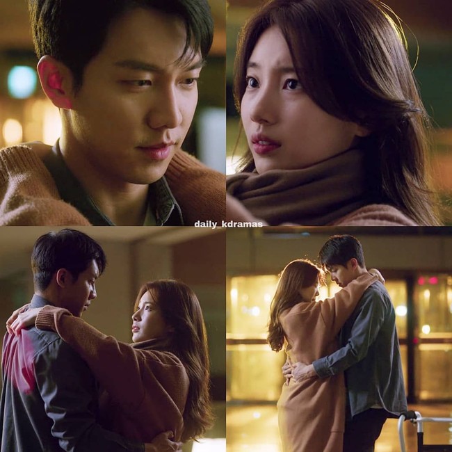 Pada Vagabond episoe 13, ketegangan tak terlalu dirasakan penonton. Episode ini menyajikan banyak adegan manis antara Go Hae-Ri dan Cha Dal-Geon. Lee Seung Gi dikisahkan merawat Bae Suzy yang terluka tembak dan harus menjalani operasi. Dan ini adalah salah satu momen mesra mereka saat Cha Dal-Geon membantu Go Hae-Ri belajar berjalan setelah operasi. Foto: Instagram