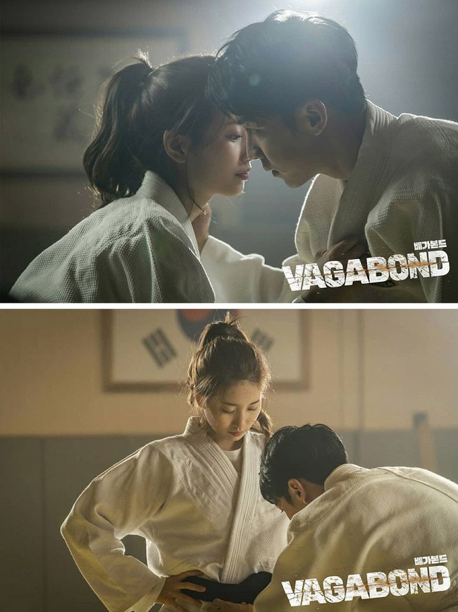 Momen manis antara Bae Suzy dan Lee Seung Gi juga terjadi saat adegan latihan bela diri. Pada episode 7 Vagabond, Go Hae-Ri dikisahkan minta diajari latihan judo. Momen canggung pun terjadi antara Go Hae-Ri dan Cha Dal-Geon karena mereka harus berdekatan saat melakukan latihan ini. Apalagi sebelumnya Go Hae-Ri baru saja mencium Cha Dal-Geon secara tiba-tiba. Foto: Instagram