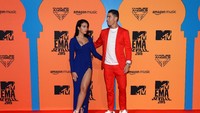Cristiano Ronaldo dan Georgina Rodriguez tampil di acara MTV EMAs 2019 di Sevilla, Spanyol pada akhir pekan lalu. Kate Green/Getty Images for MTV