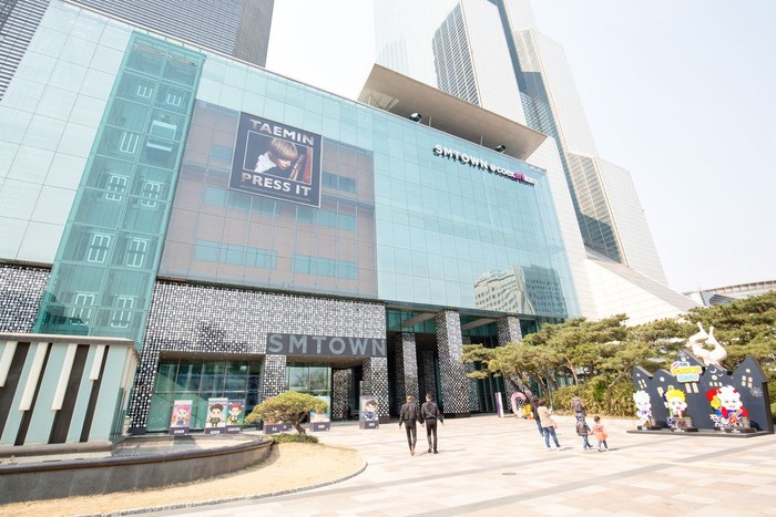 Seoul South Korea - October 21, 2016: SMTOWN Coex Artium in Seoul South Korea. SMTOWN Coex Artium is an entertainment complex centered aroundÂ SMTOWN artists.