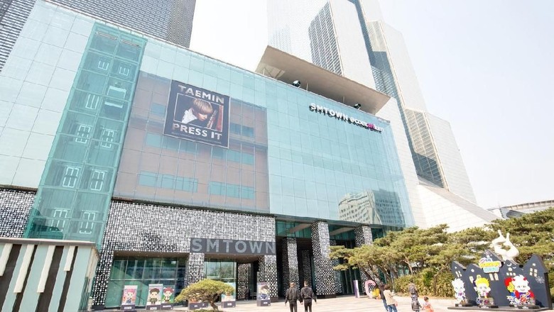 SMTOWN Coex Artium, SMtown Seoul South Korea - October 21, 2016: SMTOWN Coex Artium in Seoul South Korea. SMTOWN Coex Artium is an entertainment complex centered around SMTOWN artists.