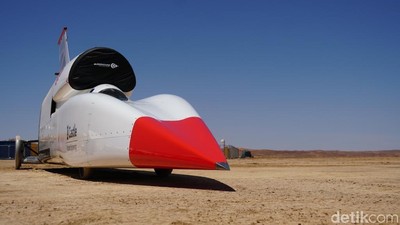 Mobil Ini Coba Pecahkan Rekor 1.600 Km/Jam
