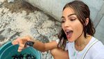 Usai Foto Berani, Olivia Culpo Main Penyu di Bali