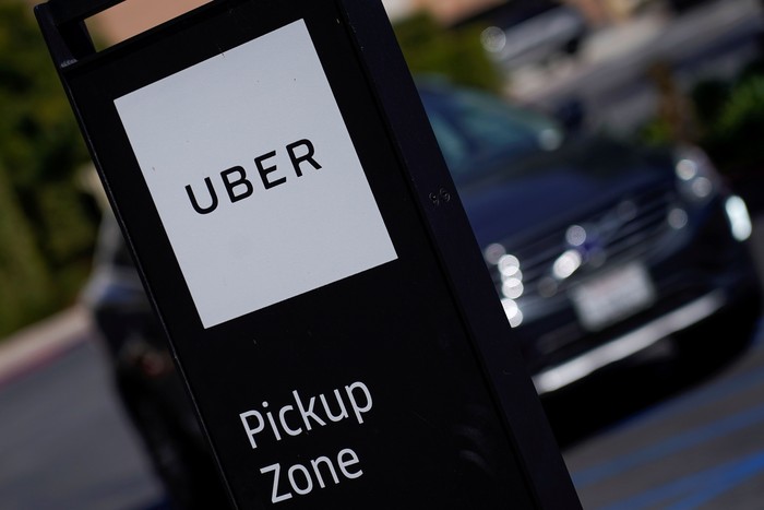 Pangkalan Uber. Foto: Reuters Pangkalan Uber. Foto: Reuters