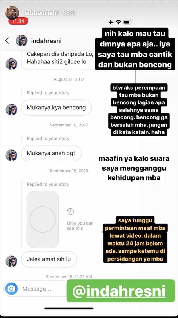 Ini Isi DM Netizen yang Buat Siti Badriah Meradang