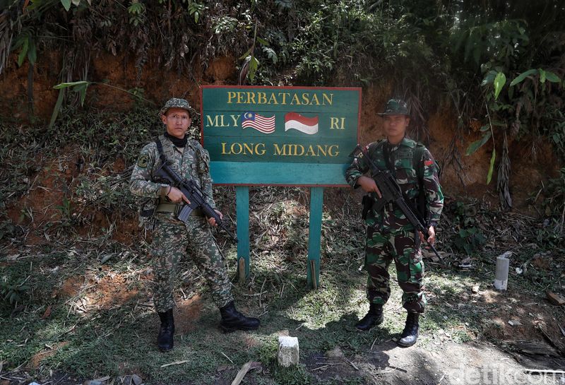 tentara perbatasan di krayan