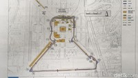 Desain layout berbeda dengan versi sebelumnya kendati tetap sama, yaitu menggunakan Jalan Medan Merdeka Selatan mengarah ke patung Arjuna Wiwaha atau Patung Kuda. Kemudian, masuk ke kawasan Monas dari gerbang silang barat daya Monas. Foto: Arief Ikshanudin/detikcom