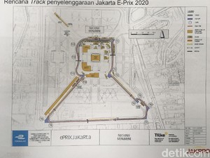 Dilarang Lewat Monas, Seperti Apa Desain Sirkuit Formula E Jakarta?