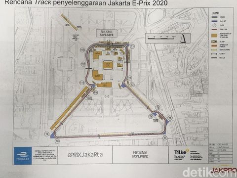Melihat Lagi Rencana Sirkuit Formula E Masuk Monas yang Ditolak Setneg