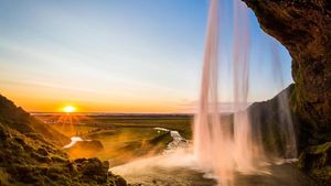 Foto: Air Terjun Cantik dari Lelehan Gletser