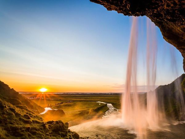 Foto: Air Terjun Cantik dari Lelehan Gletser