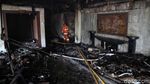 Penampakan Sisa-sisa Kebakaran di Gedung Hailai Ancol