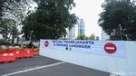 Begini Suasana Jalan Galunggung yang Ditutup