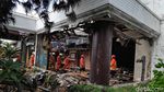 Penampakan Sisa-sisa Kebakaran di Gedung Hailai Ancol