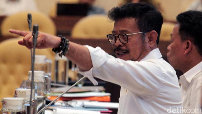 Menteri Pertanian (Mentan) Syahrul Yasin Limpo hadir dalam rapat bersama Komisi IV DPR. Rapat itu membahas program kerja Kementan 5 tahun ke depan.